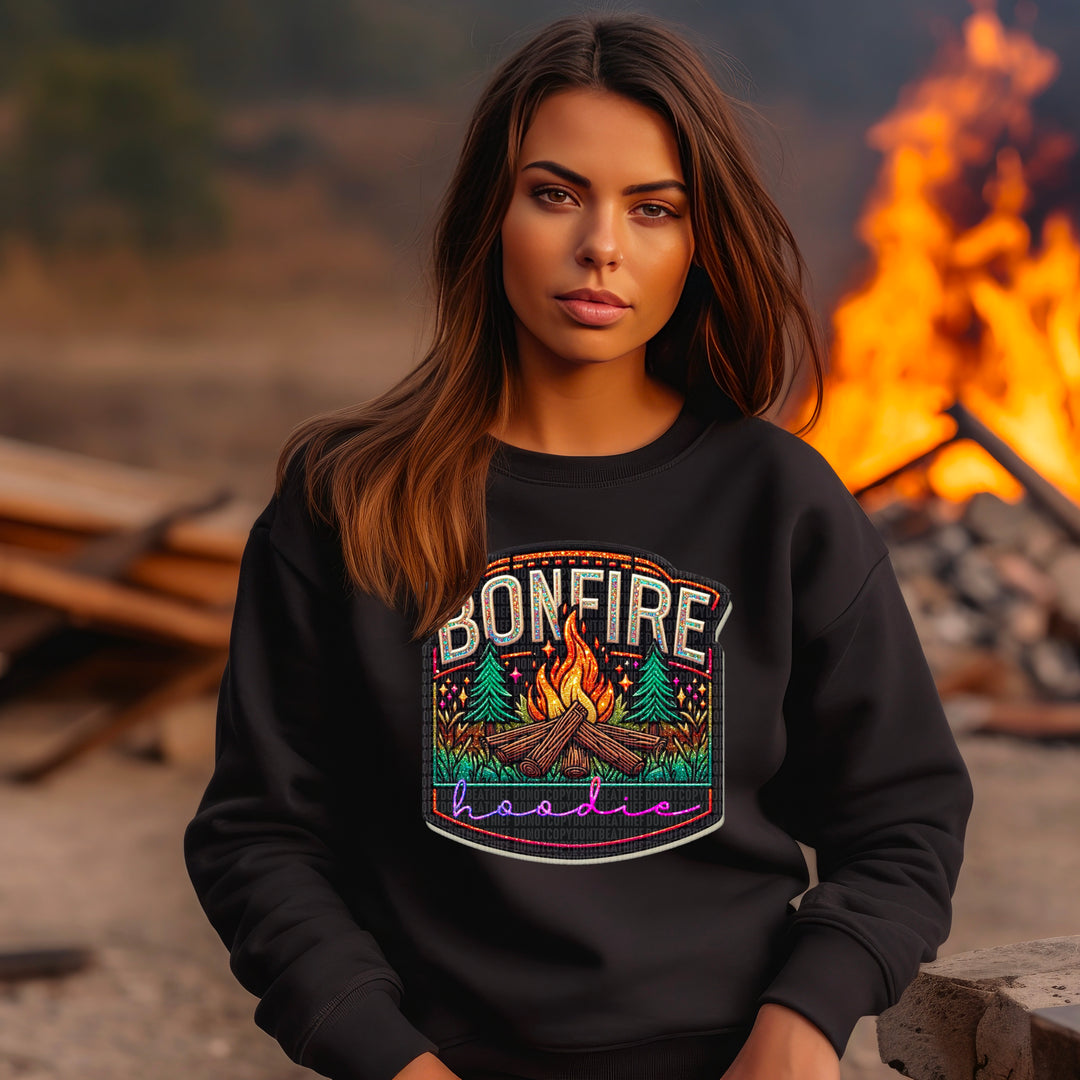 Bonfire Hoodie DTF Print