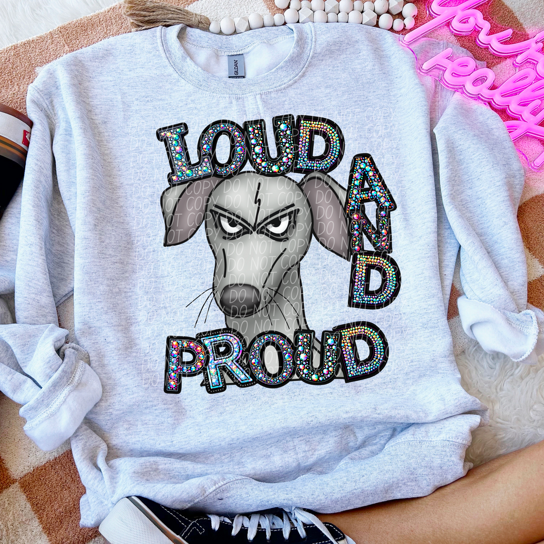 Loud and Proud Mascots DTF Print