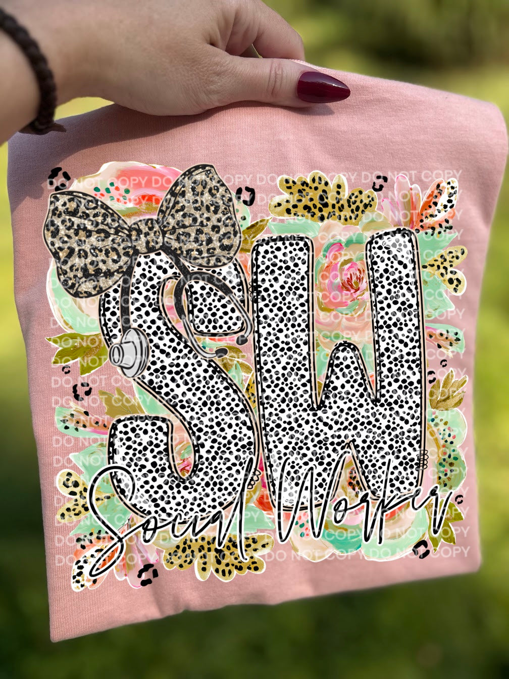 Social Worker DTF Print
