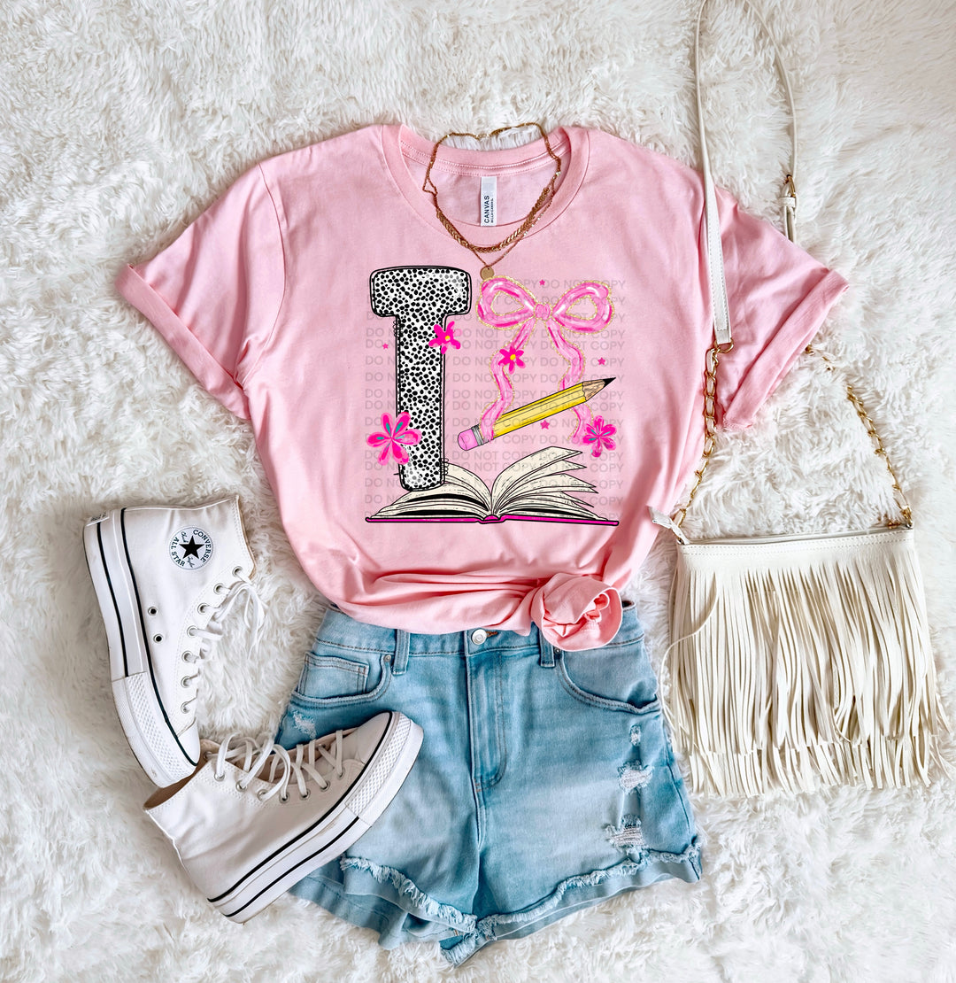 Preppy Dot Letters DTF Print