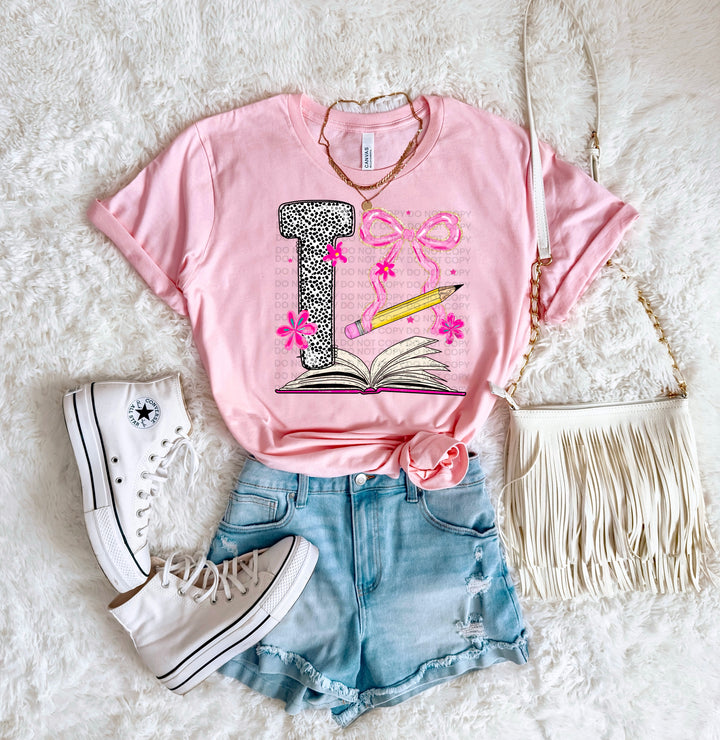 Preppy Dot Letters DTF Print