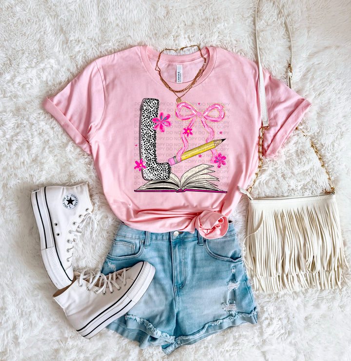 Preppy Dot Letters DTF Print