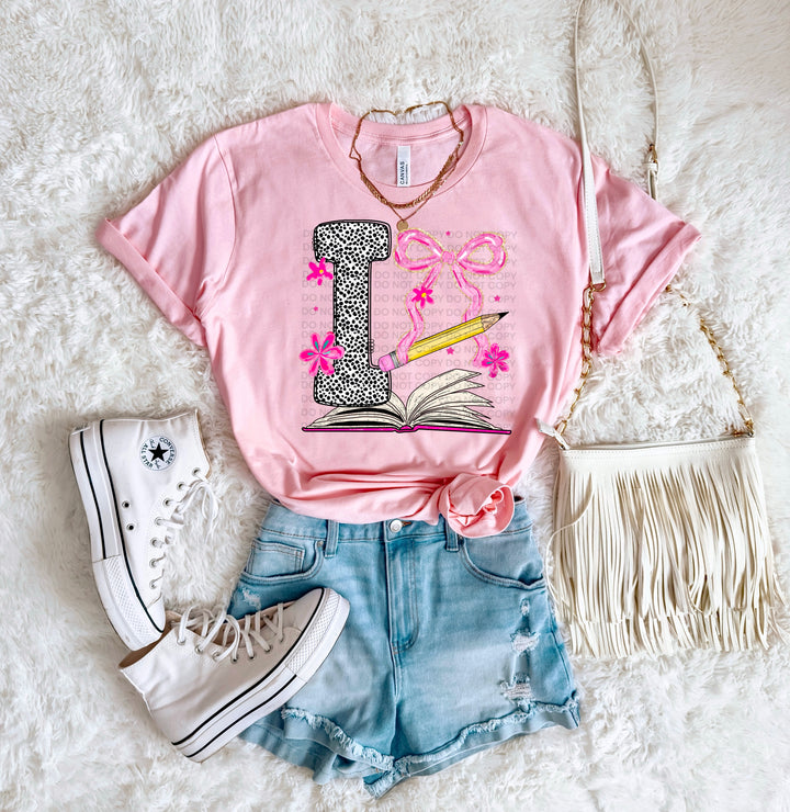 Preppy Dot Letters DTF Print