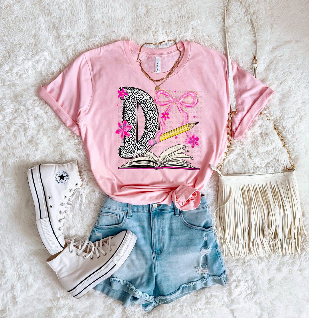 Preppy Dot Letters DTF Print