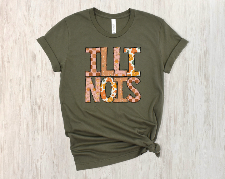 Fall Boho States DTF Print