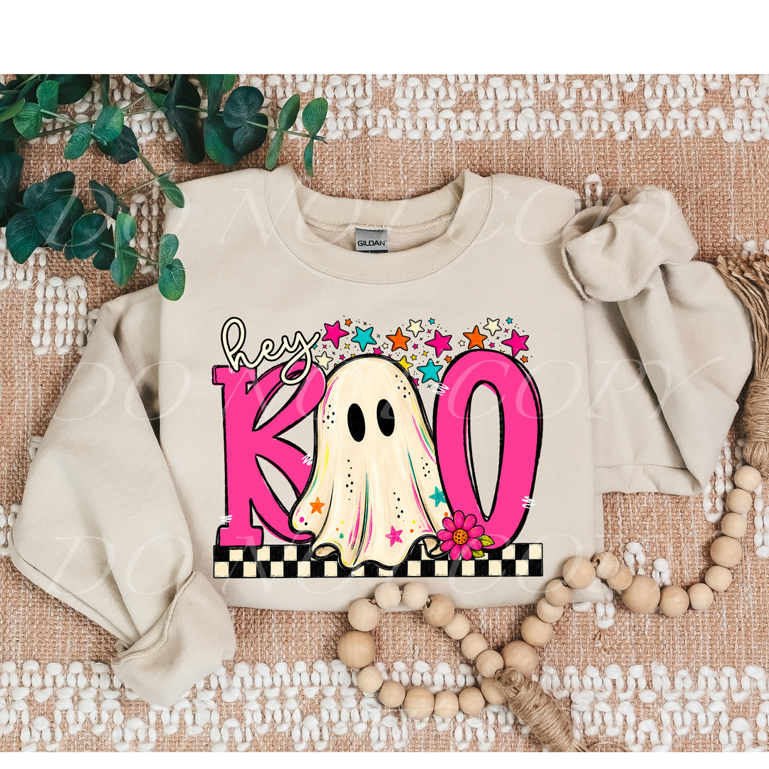 Hey Boo DTF Print