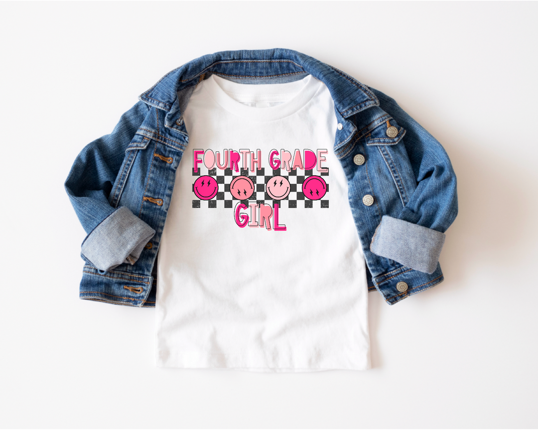 Rad Checks Grade Levels Girl DTF Print