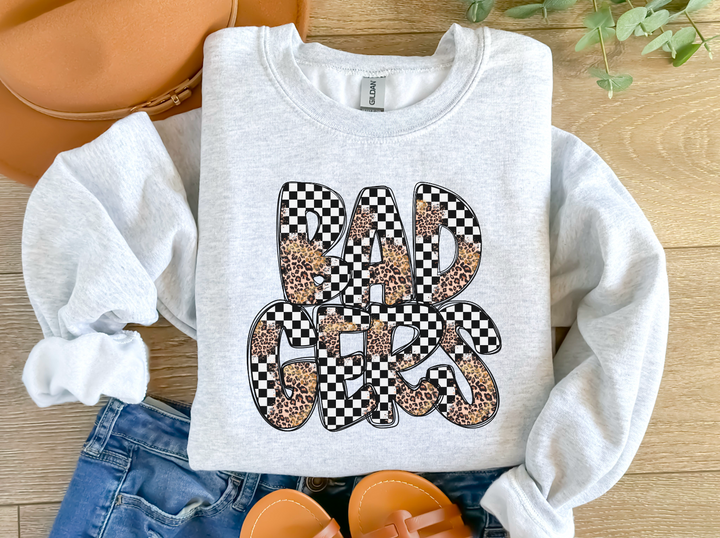 Leopard Checker School Spirit A-R DTF Print