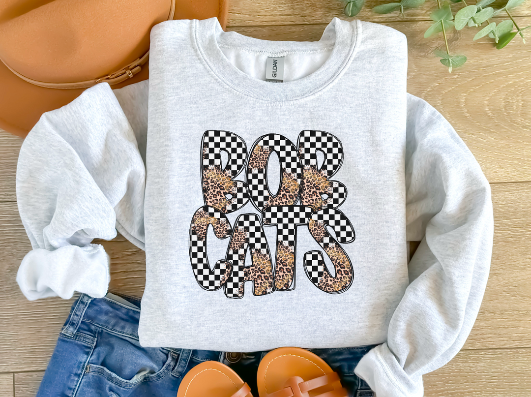 Leopard Checker School Spirit A-R DTF Print