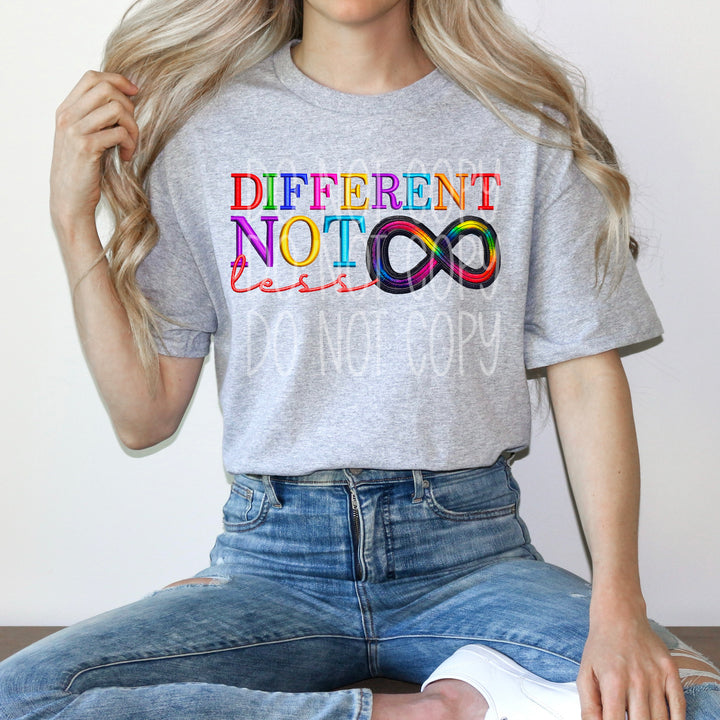 Different Not Less DTF Print