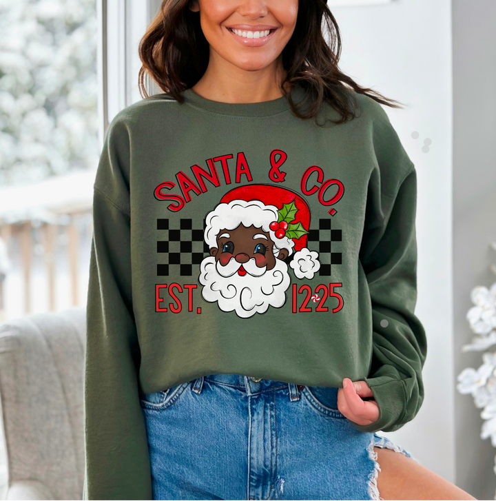 Santa & Co EST 12.25 DTF Print