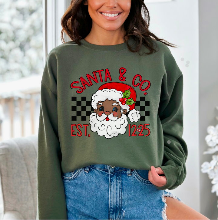 Santa & Co EST 12.25 DTF Print