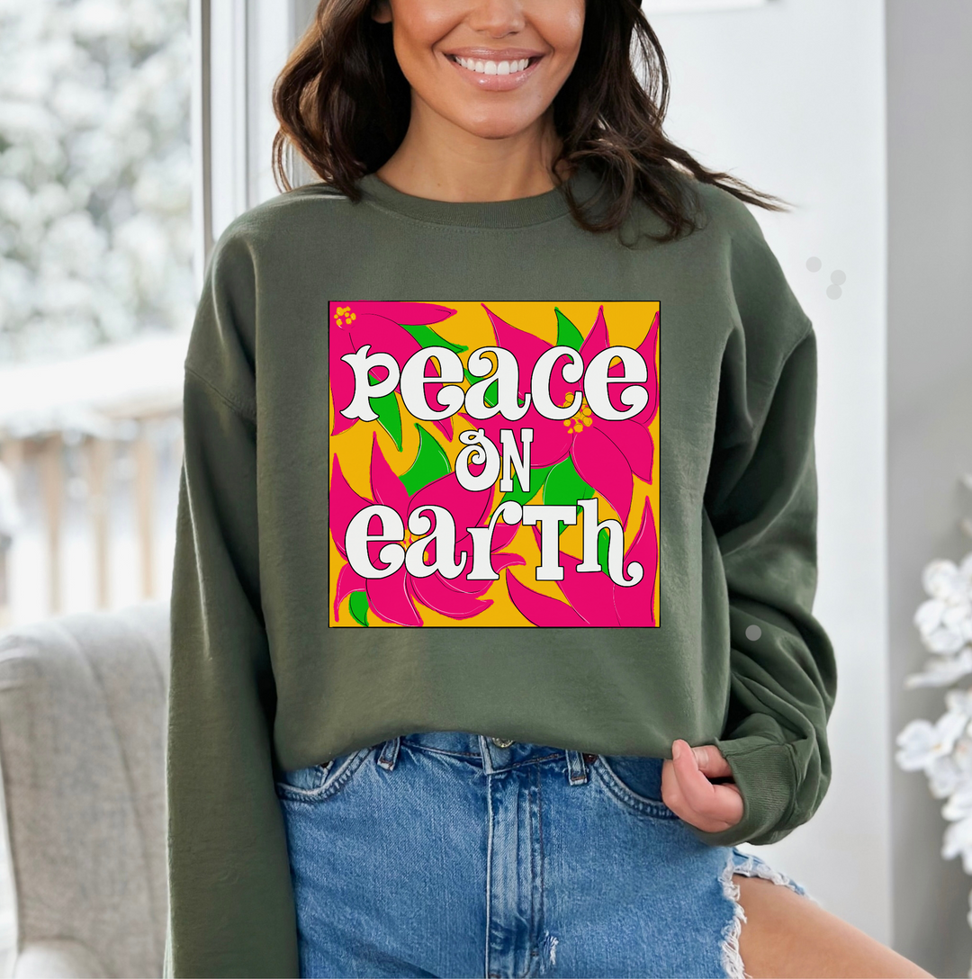 Peace On Earth Box DTF Print