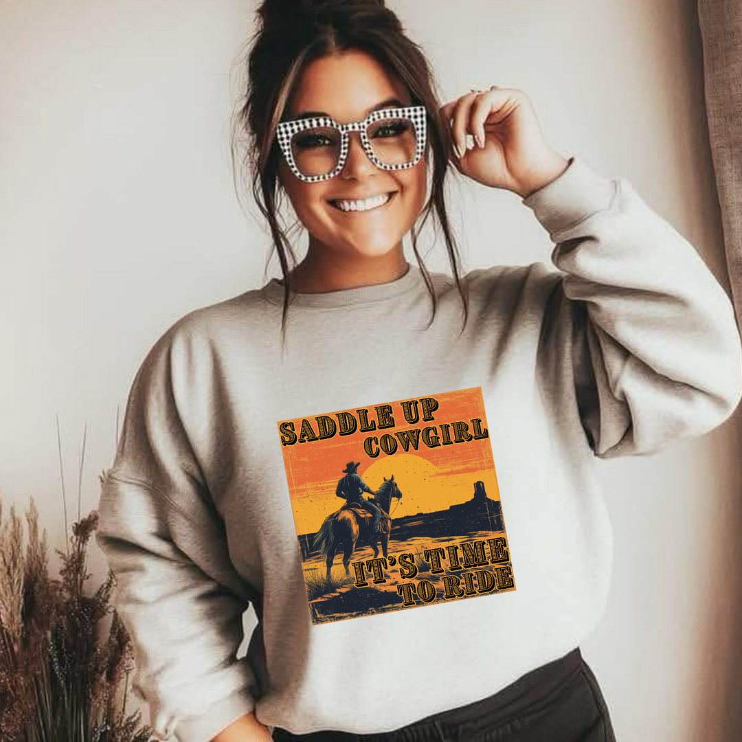 Time To Ride DTF Print