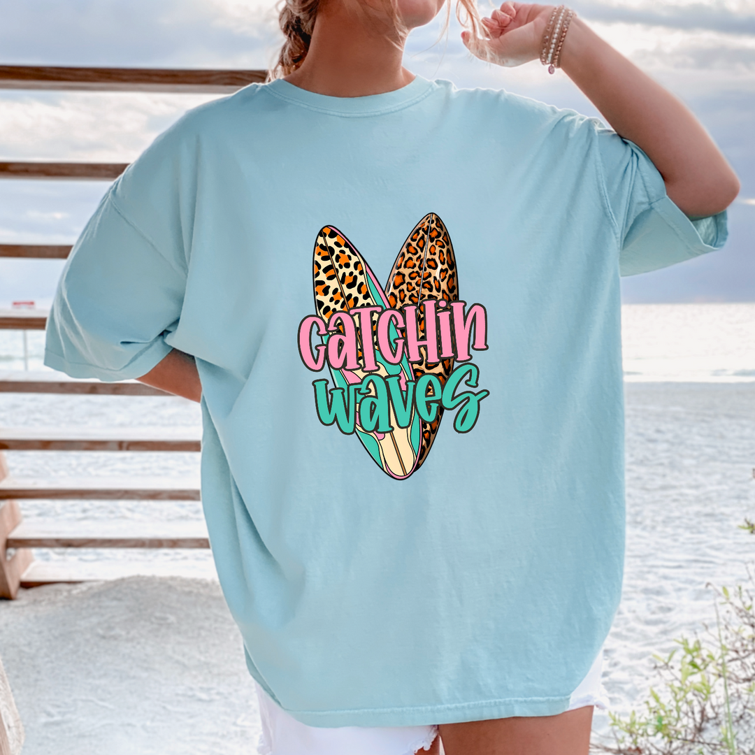 Catchin Waves DTF Print