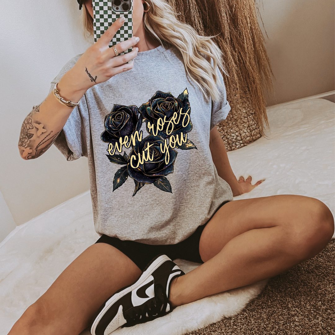 Even Roses Cut DTF Print