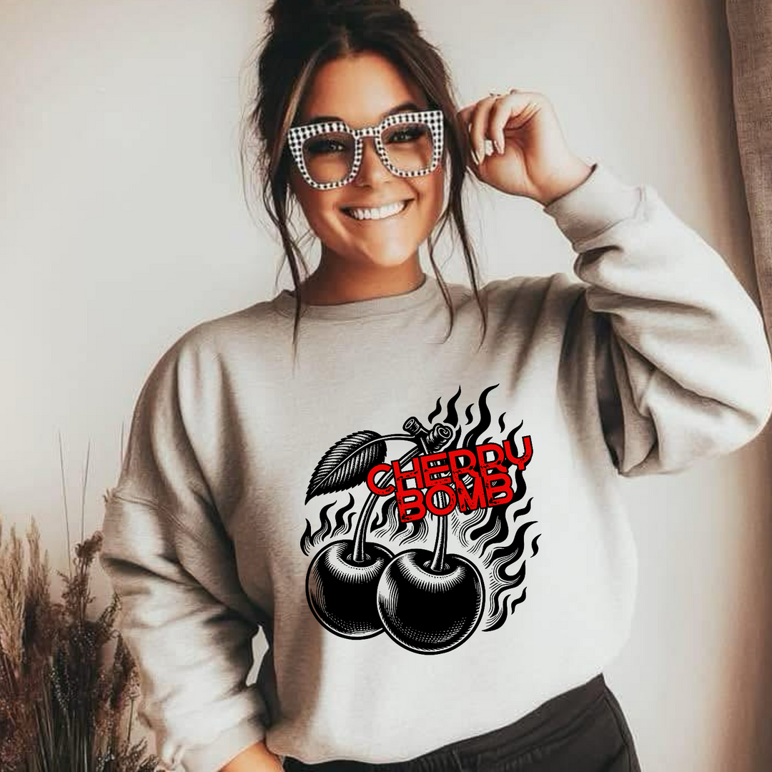 Cherry Bomb DTF Print