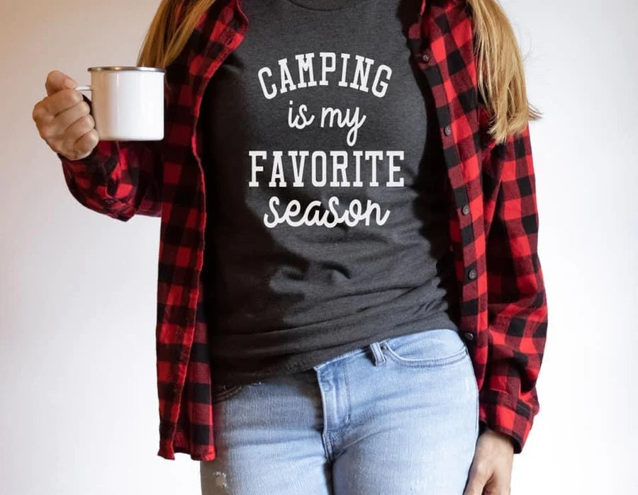 Camping Is My Favorite Season DTF Print