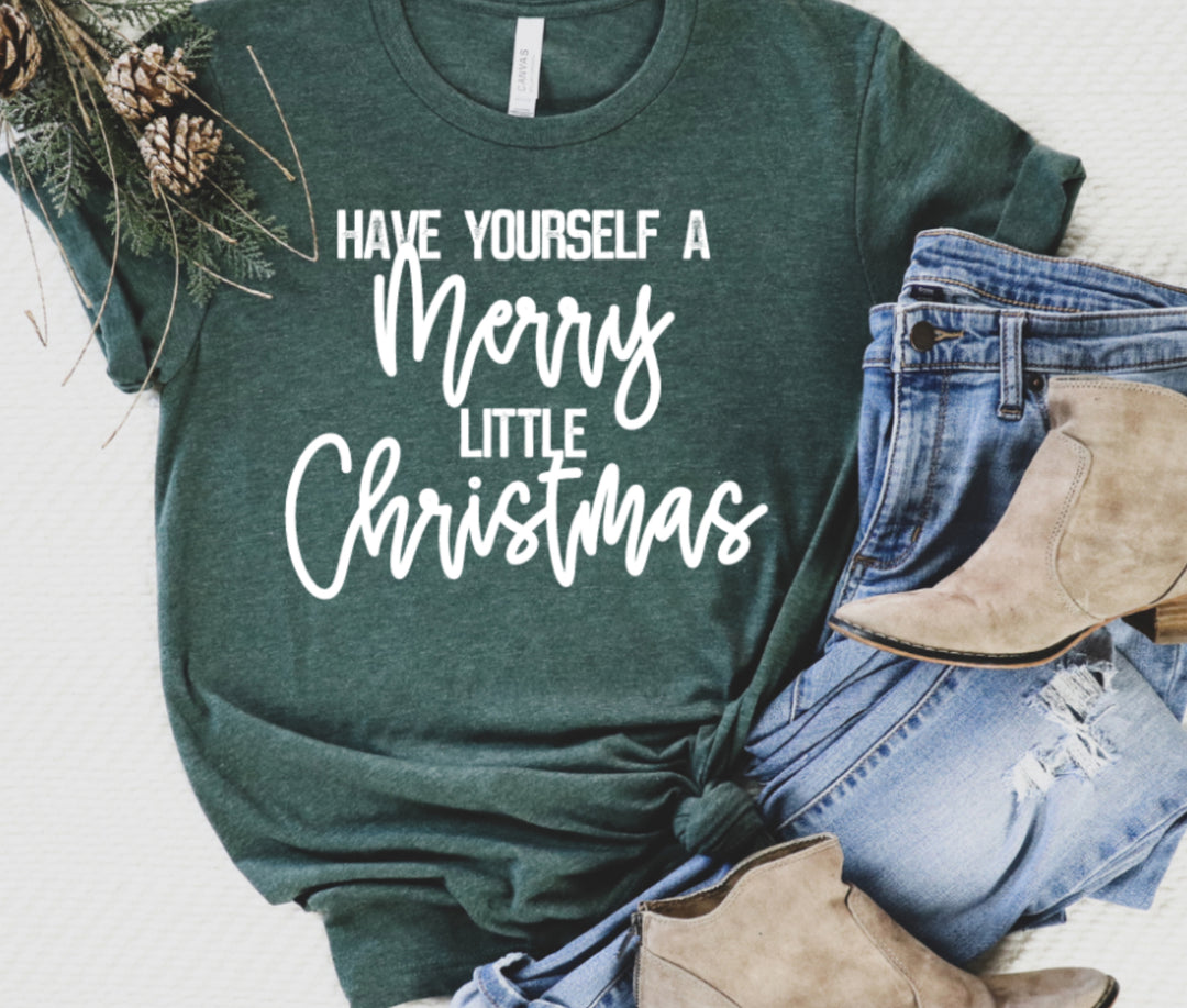 Have Yourself A Merry Little Christmas DTF Print