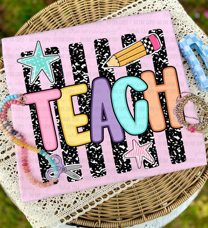 Back To School Grades And Titles DTF Print