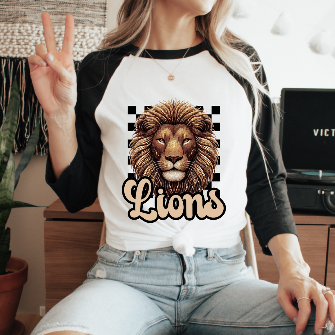Lions DTF Print