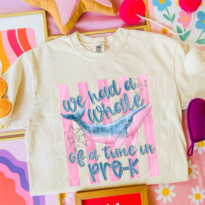 Whale of a Good Time Grades DTF Print
