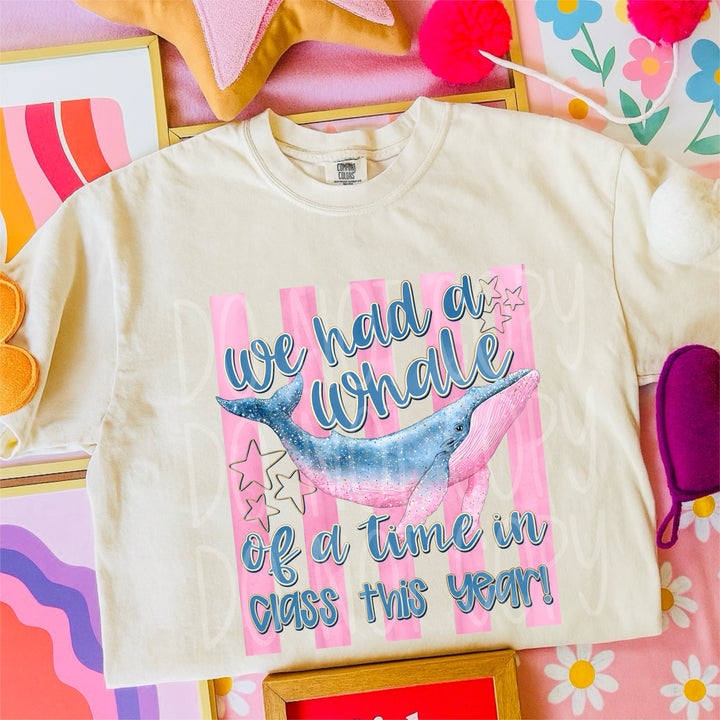 Whale of a Good Time Grades DTF Print