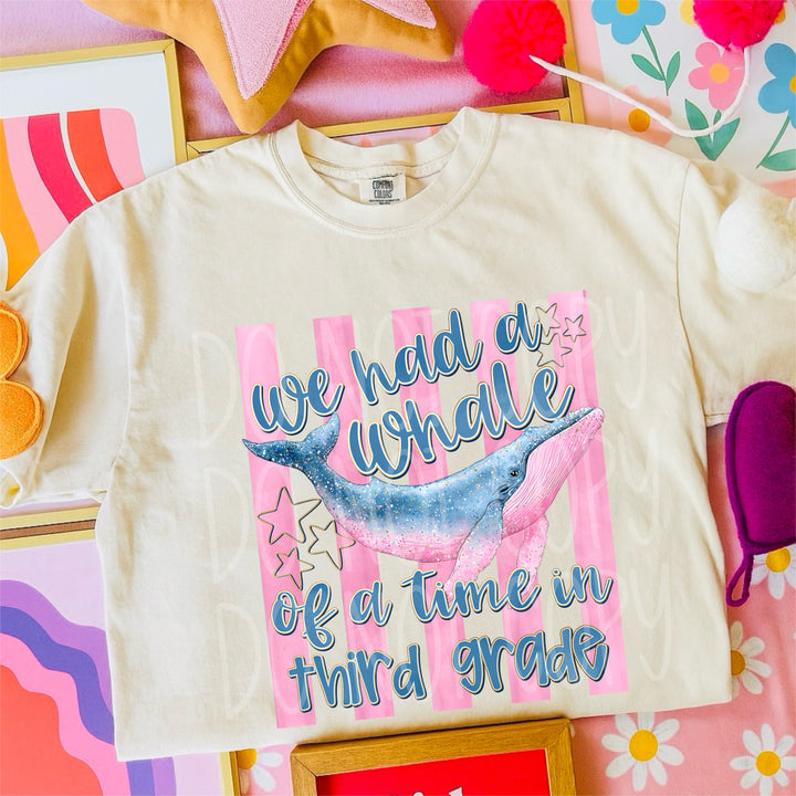 Whale of a Good Time Grades DTF Print
