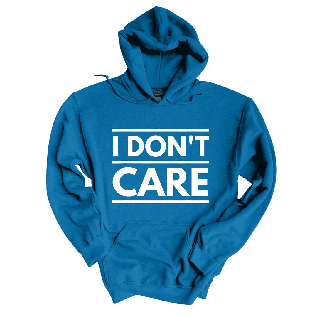 I Don’t Care DTF Print