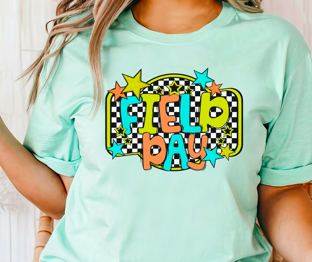 Field Day MINT BELLA CANVAS Printed Tee