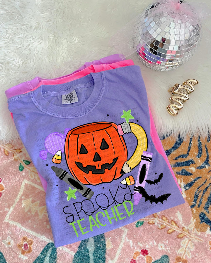 Spooky Teacher DTF Print