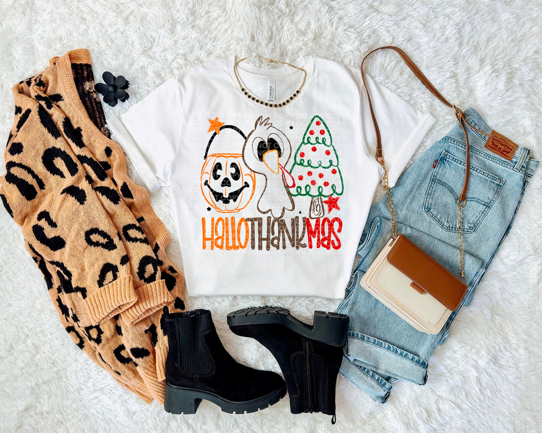 Hallothankmas DTF Print