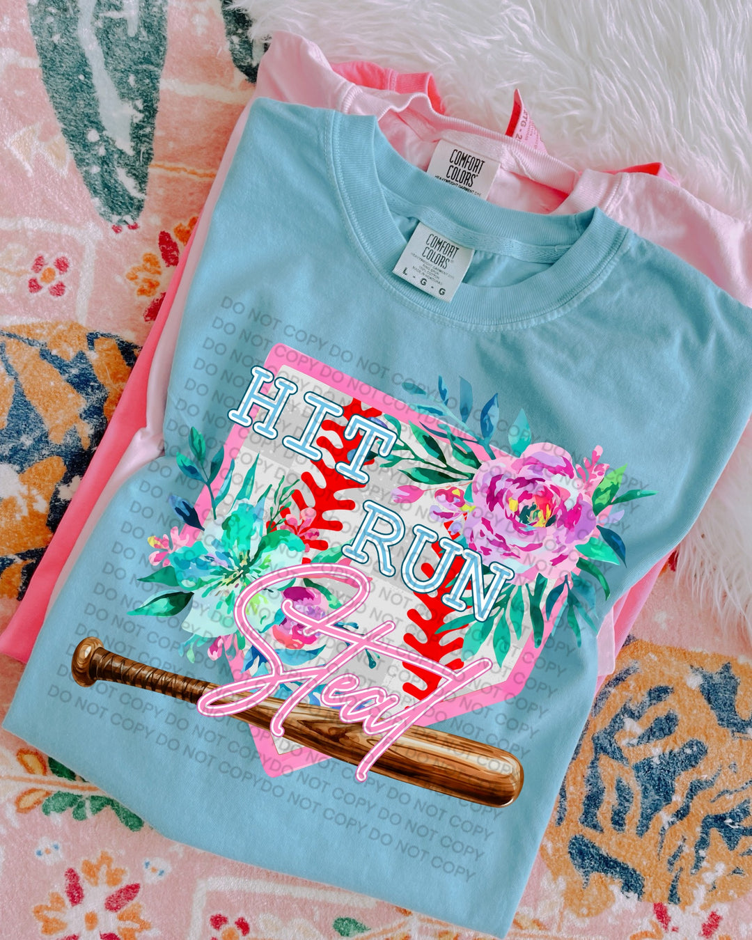 Hit Run Steal DTF Print