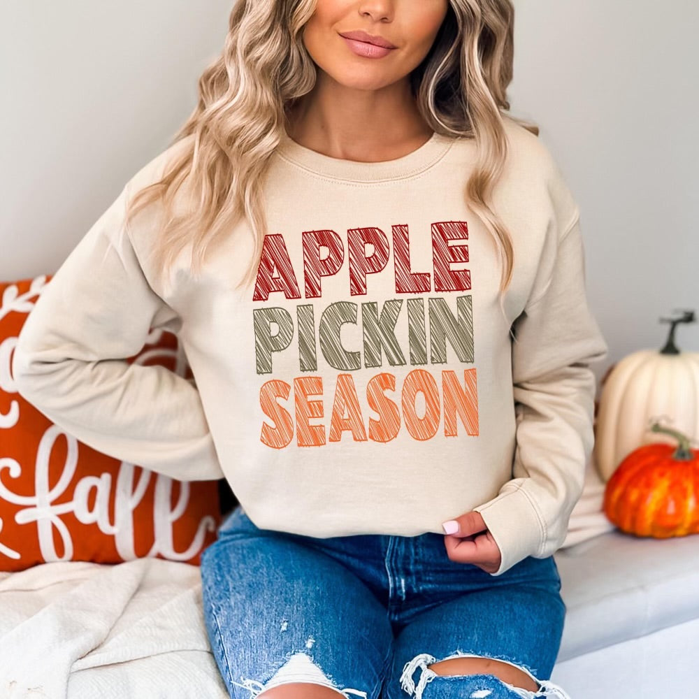 Apple Pickin Season DTF Print