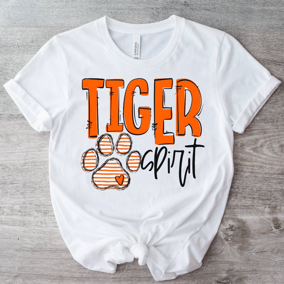 Go Team Tiger Spirit DTF Print