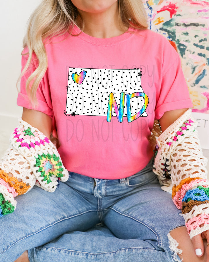 Dot States DTF Print