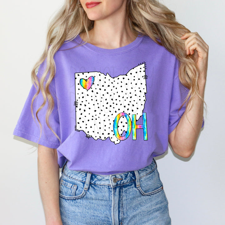 Dot States DTF Print