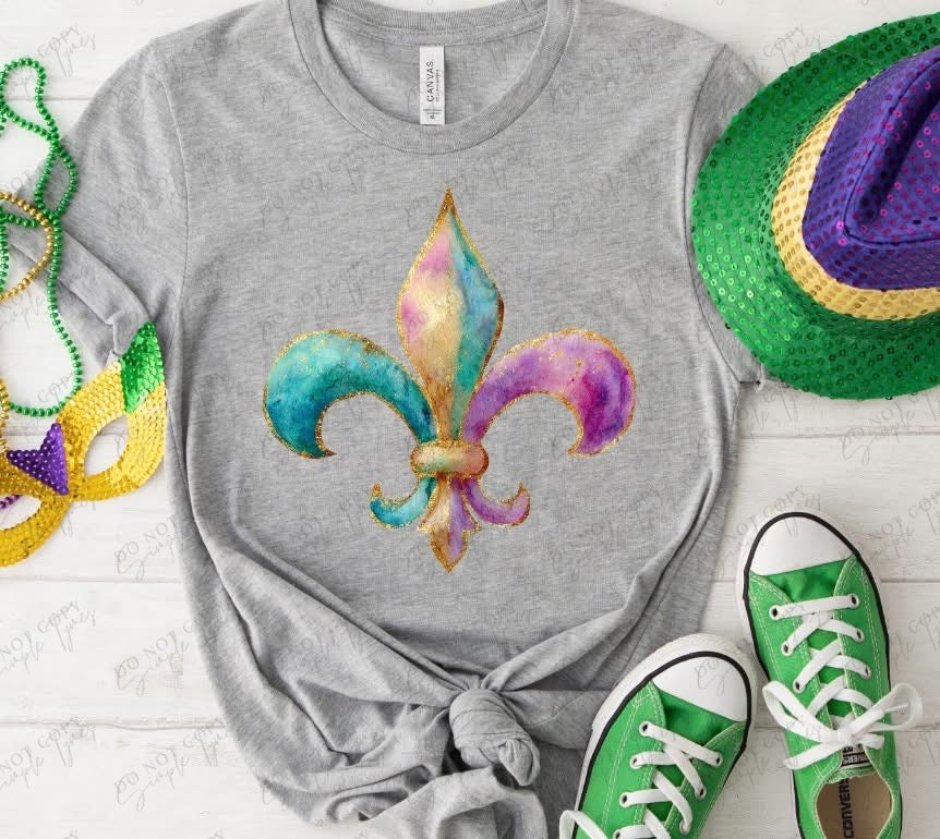 Fleur De Lis DTF Print