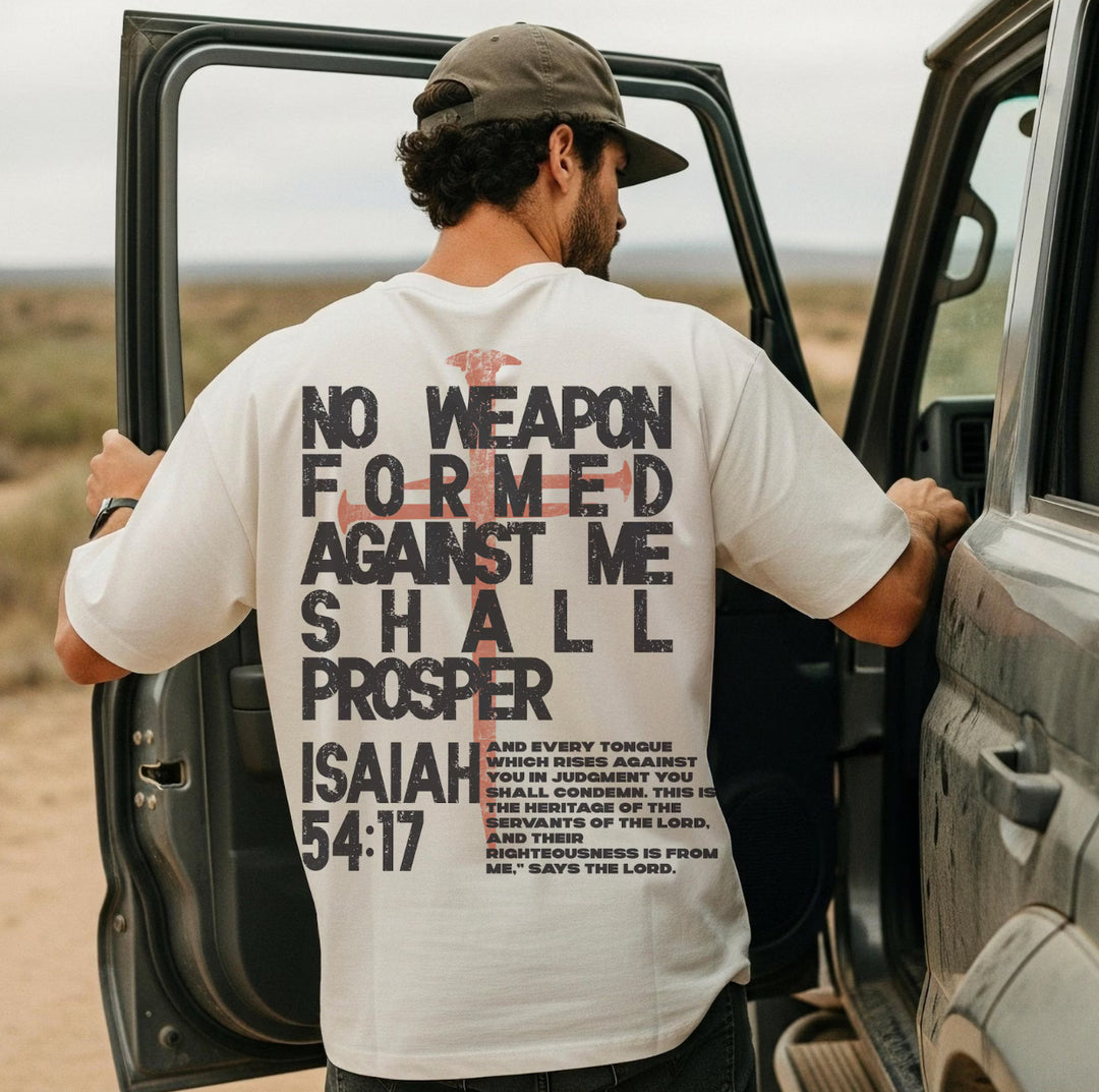 No Weapon Formed Against Me Shall Prosper DTF Print