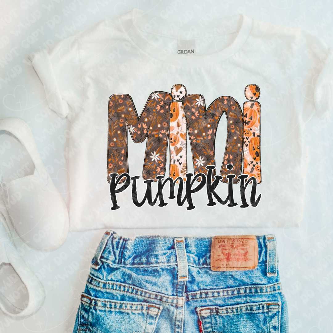 Mini Pumpkin DTF Print