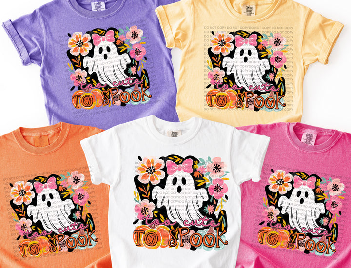 Too Cute To Spook DTF Print