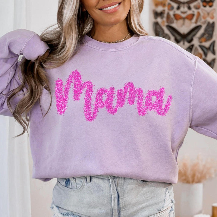 Faux Tinsel Mama DTF Print