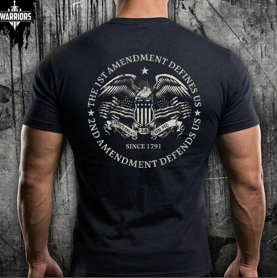 The First Amendment Defines Us DTF Print