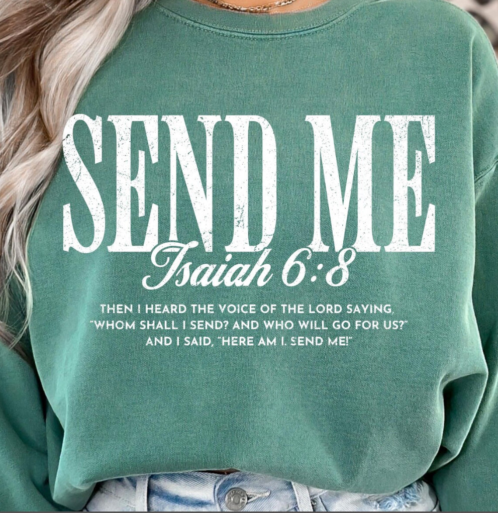 Send Me Distressed DTF Print