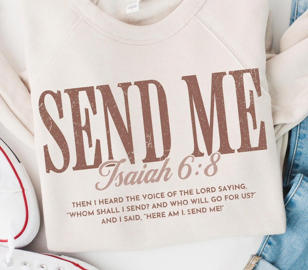 Send Me Distressed DTF Print