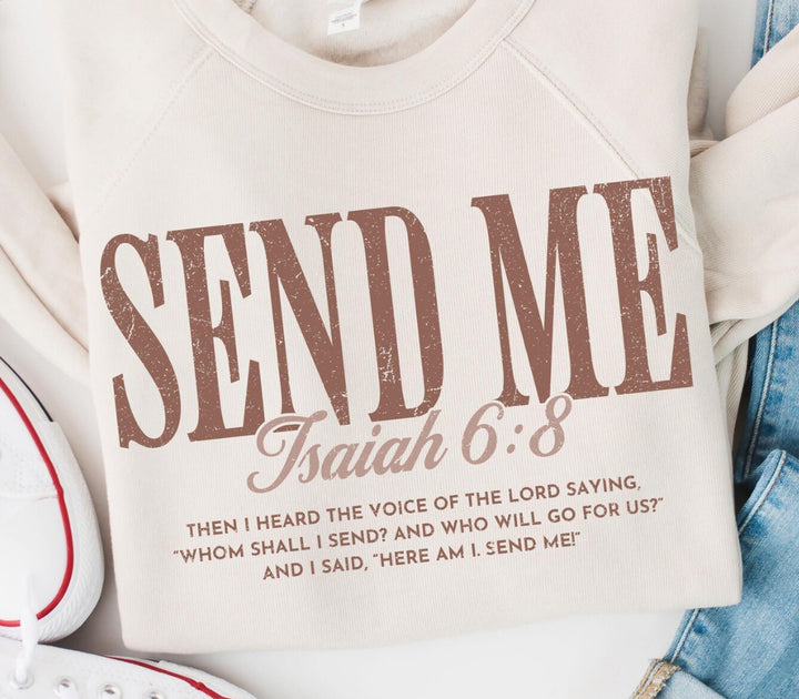 Send Me Distressed DTF Print