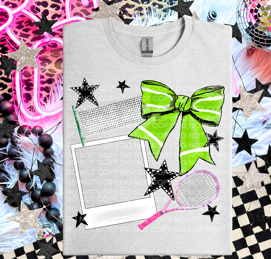 Tennis Frame DTF Print