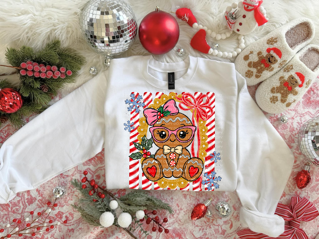 Gingerbread DTF Print