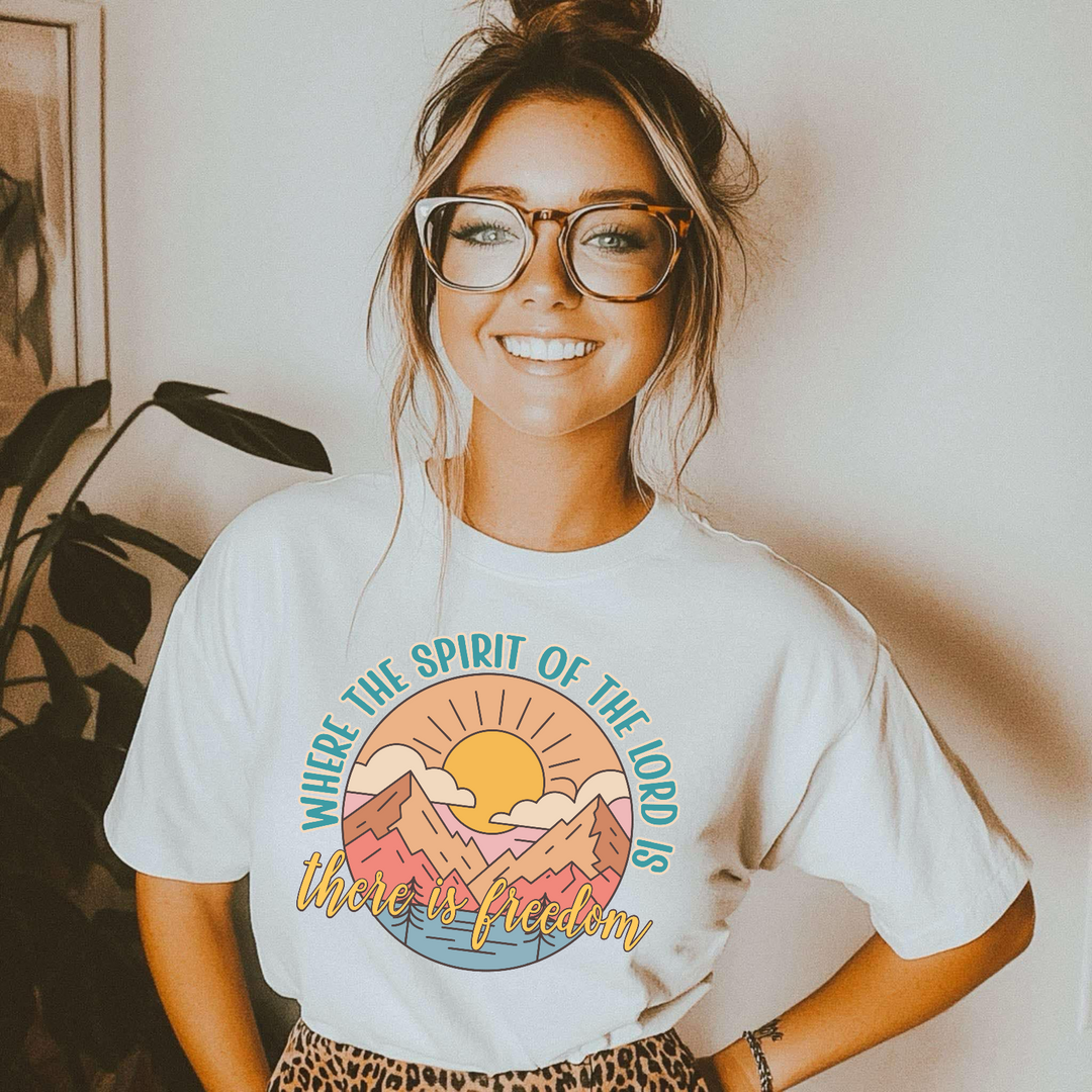 Where The Spirit Of The Lord DTF Print