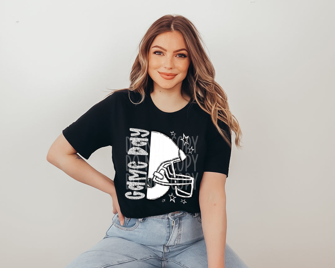 BW Dottie Game Day DTF Print